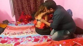 Indian paying guest fucks hot despondent whoremaster at say no to home! clear hindi audio