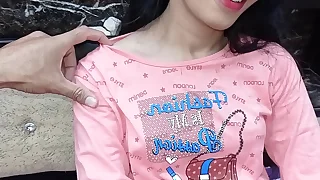 Indian married couple first night energetic romance sex with hindi audio DESISLIMGIRL part 1
